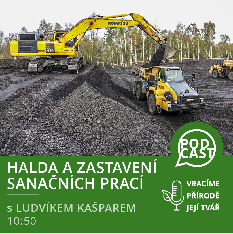 Halda a zastavení sanačních prací