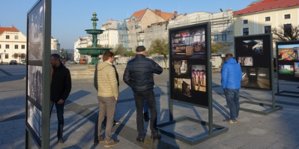 Putovní výstava fotografií dolů na Karvinsku