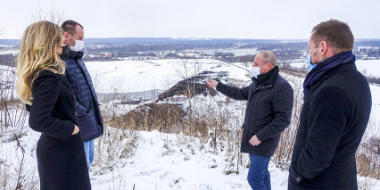 Sanaci ostravské haldy sledují představitelé města i kraje