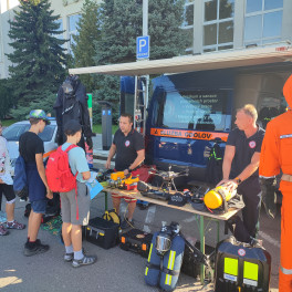 Prezentace Závodní báňské záchranné služby z Odolova