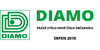 Občasník DIAMO srpen 2018