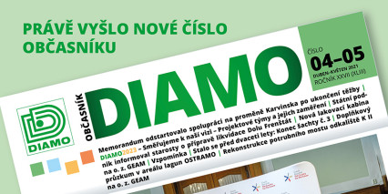 Občasník DIAMO duben–květen 2021