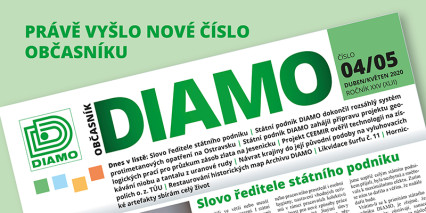 Občasník DIAMO duben–květen 2020