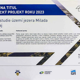 Urbanistickým projektem roku se stala Územní studie jižní části jezera Most